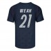 Forente stater Timothy Weah #21 Bortedrakt VM 2026 Korte ermer